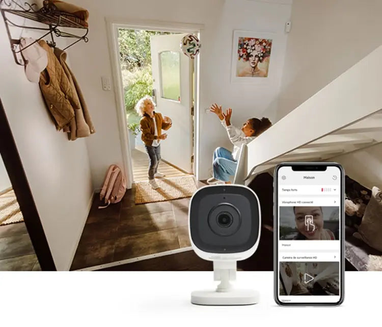 Caméra de Sécurité Wi-Fi Extérieure Telus | Surveillance HD Sans Fil | Sécurité Domestique