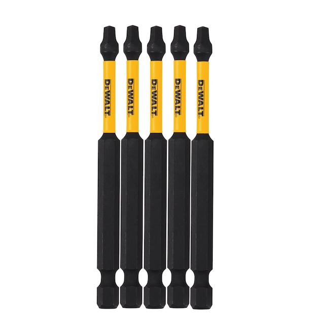 DeWalt MAX FIT Embouts de Vissage PH2 x 5" (12.7cm) - Pack de 5 | Phillips #2 Impact Ready