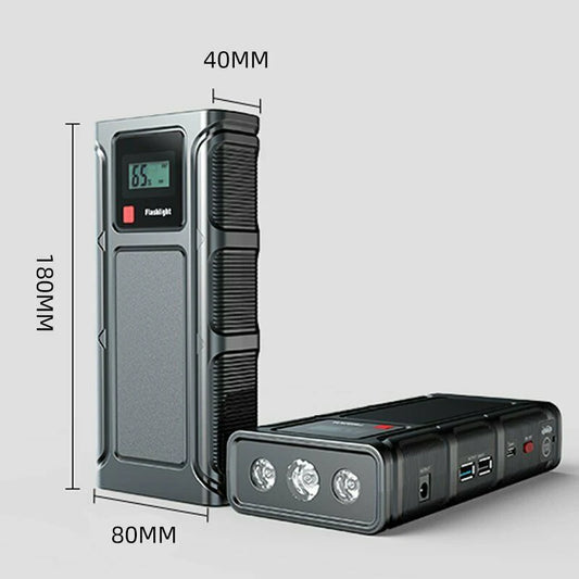 Booster de Batterie Voiture 20000mAh – Démarreur Portable 12V, Power Bank USB, Lampe LED d’Urgence 🚗🔋