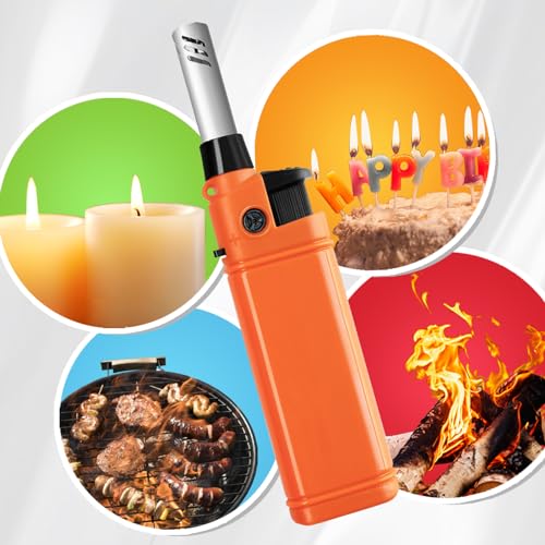 Briquet Allume-Gaz Longue Durée - Idéal Bougies & BBQ