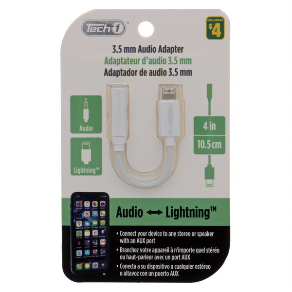 Adaptateur Audio Lightning vers Jack 3.5mm | Connecteur Casque iPhone iPad | Accessoire Apple