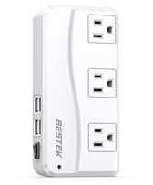 Convertisseur de prise BESTEK avec ports USB 220 v To 110 v